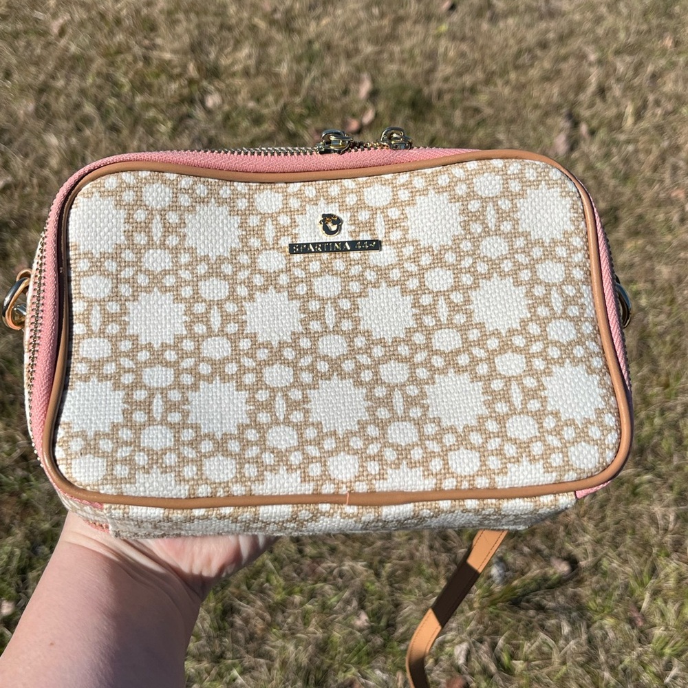 NWOT Spartina 449 Garden House Harlow Crossbody Bag. - Picture 3 of 11